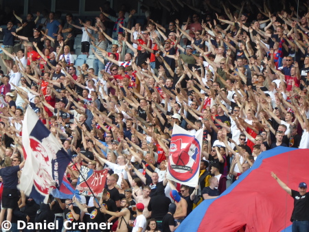 Gästefans Helsingborg Malmö FF vs. Helsingborgs IF 2:1 2022