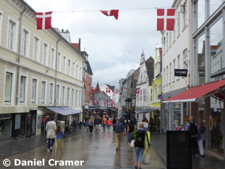 Fußgängerzone in Vejle