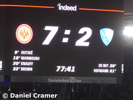 Eintracht Frankfurt vs. VfL 7:2 2024/2025